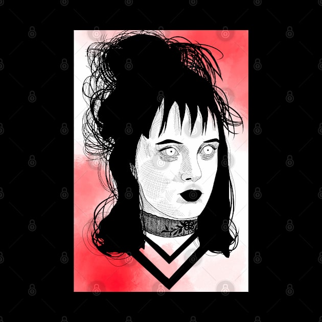 Adri Psycho doll- Lydia Deetz by Nana Moonish