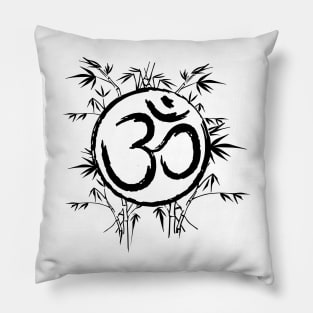 Nature Om Symbol Pillow