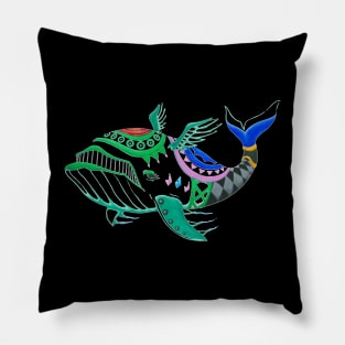 Wind fish Pillow