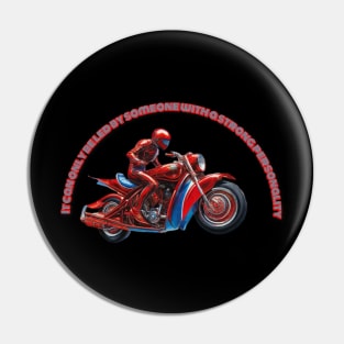 Big motorcycle lover Pin