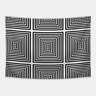 FUNNY SQUARES Tapestry