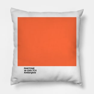 pantone 16-1350 TCX Amberglow Pillow