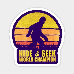 Vintage Hide and Seek World Champion Bigfoot Magnet