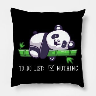 To do list - Nothing Pillow