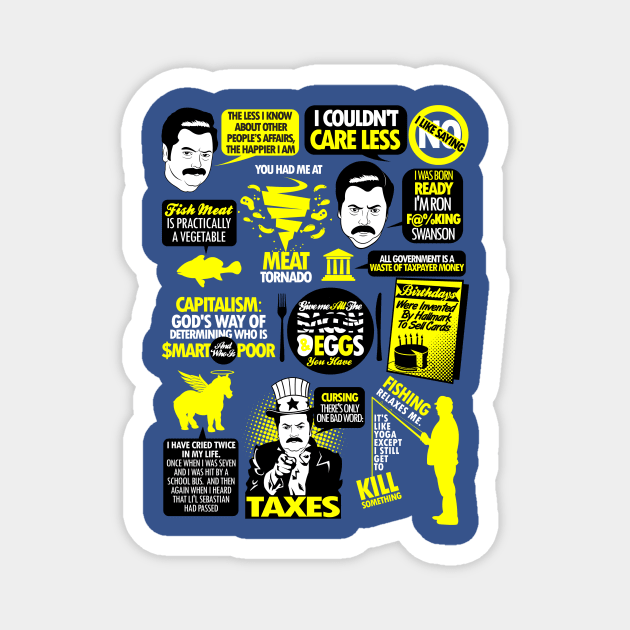 Quotes of a Swanson Magnet by TomTrager