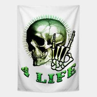 Metal 4 Life Green Tapestry