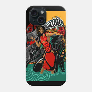 Black Panther Mama Phone Case