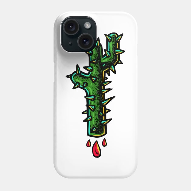 Bloody Cactus Phone Case by sebrodbrick