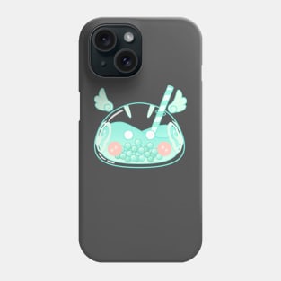 Genshin Impact cute Slime Anemo Boba Phone Case