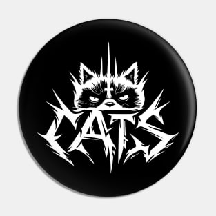 Cats of Heavy Metal Pin