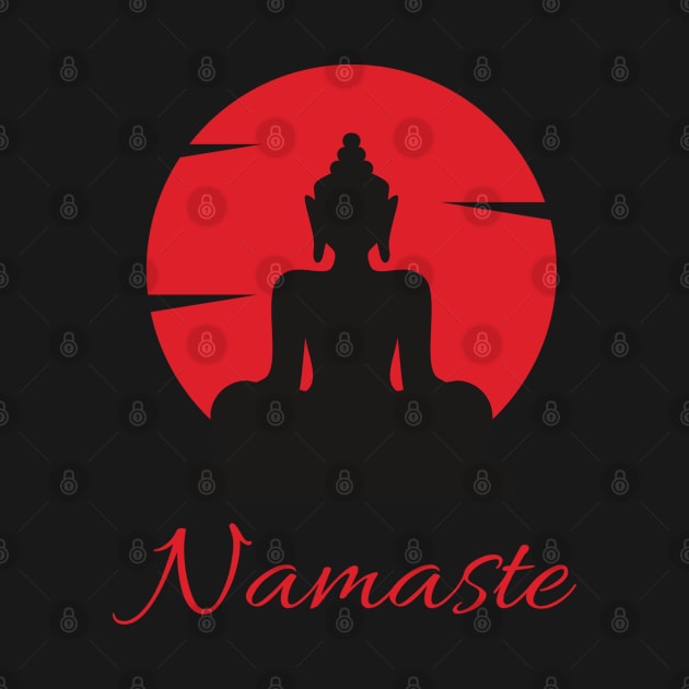 Namaste shirt, Workout shirt, Funny Yoga shirt, Meditation shirt, Lotus Yoga shirt, Yoga Gift shirt by DesignVIP