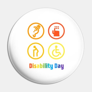 Disability day Pin