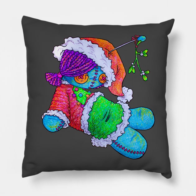 Christmas Spirit Pillow by Thedustyphoenix