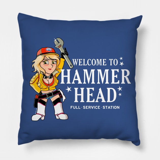 Cindy Hammerhead Pillow by wloem