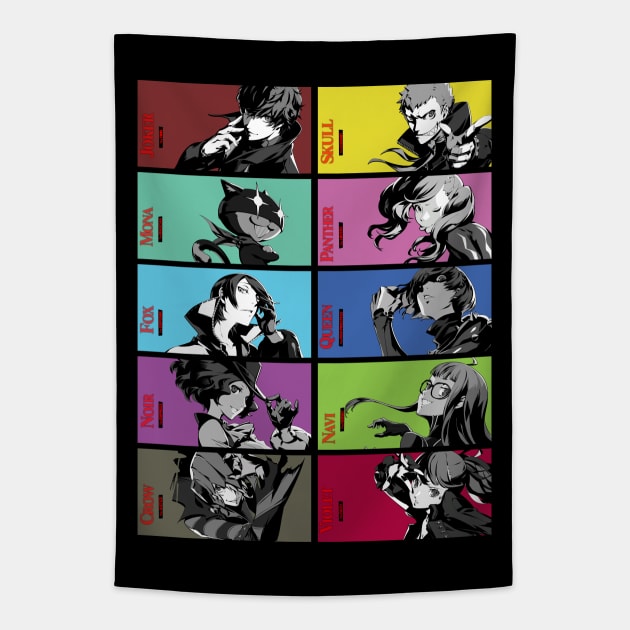 Phantom Thieves and Associates Tapestry by Nifty Store