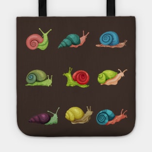 Snail Shells Colorful Collection Tote