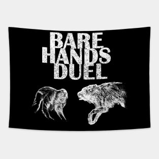 Bare hands duel Tapestry