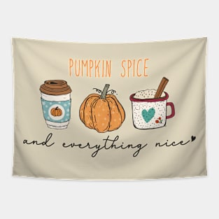 Pumpkin Spice and Everything Nice Tapestry