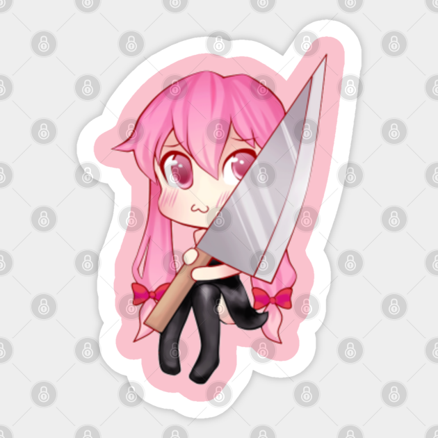Yuno Gasai Yuno Gasai Sticker Teepublic See more of yuno gasai on facebook. teepublic