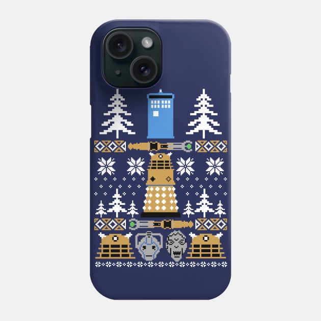 Doctor Who Ugly Sweater Phone Case by APSketches