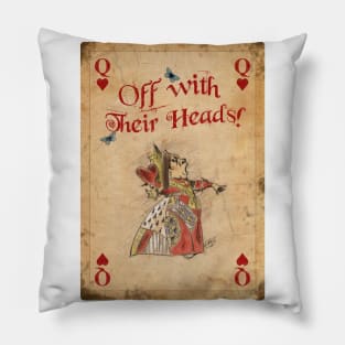 The Queen of Hearts Alice in Wonderland Pillow