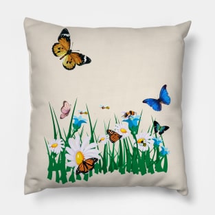 Butterflies and Bees Pillow