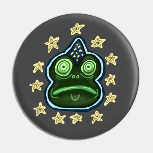 Frog Wizard Pin