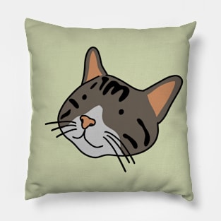 Feline Head Pillow