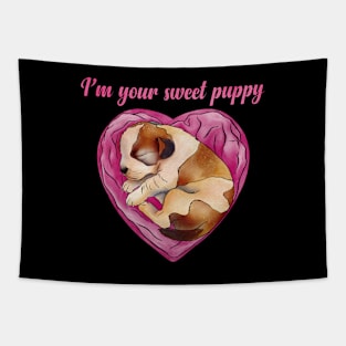 Sweet puppy Tapestry