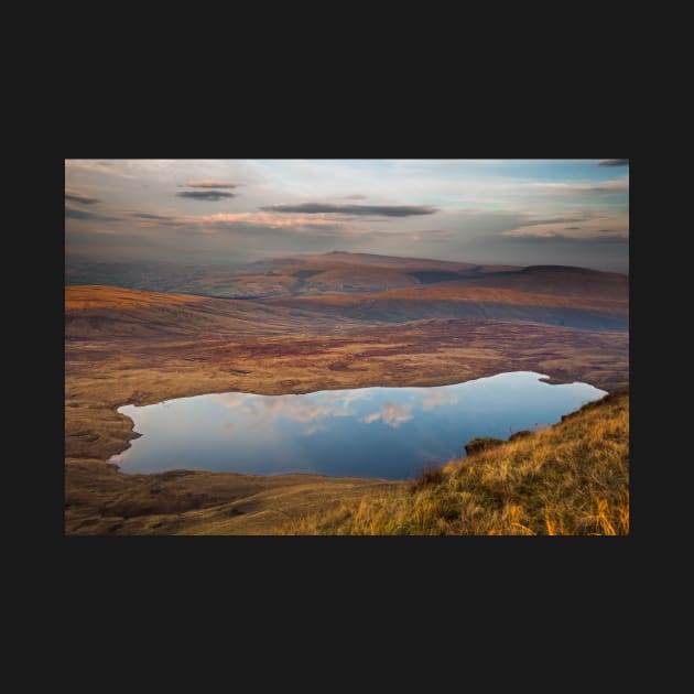 Pen y Fan, Corn Du and Llyn y Fan Fawr, Brecon Beacons National Park, Wales by dasantillo