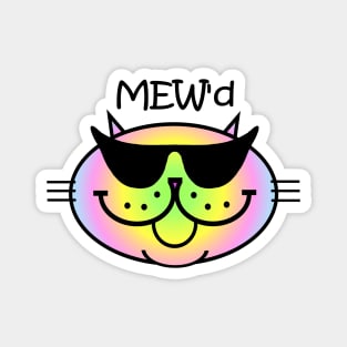 MEW'd - Pastel Rainow Magnet