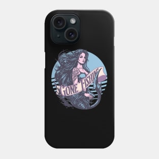 Gone Fishing Mermaid Sunset Phone Case