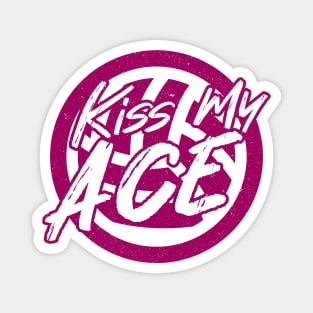 Kiss My Ace Volleyball Pun Magnet