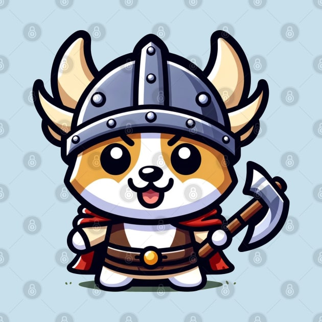 Viking corgi by Ferdi Everywhere