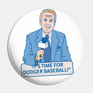 It's Time For Baseball Pin