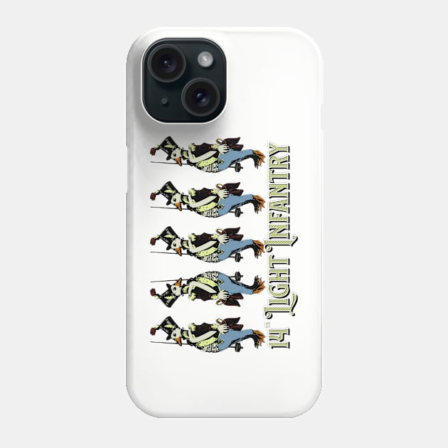 Military Ducks - Vintage Book Illustration Phone Case by Yesteeyear