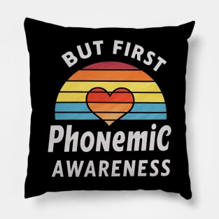 But First Phonemic Awareness Crafting Future Readers Pillow