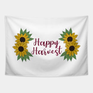 Happy Harvest Sunflower Tapestry