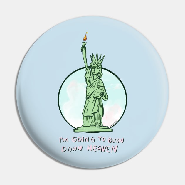 Statue of Liberty Pin by bransonreese