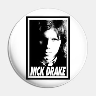 Nick Drake - Portrait retro Pin