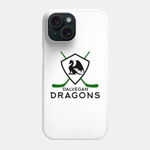 Dalvegan Dragons Pro Hockey Series Phone Case by Author Xavier Neal