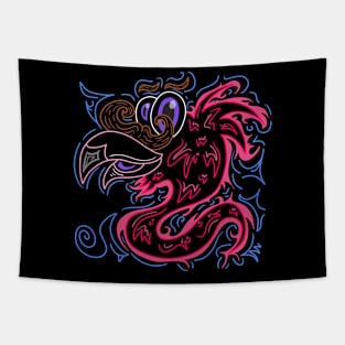 Edward the Stylish Flamingo #2 Tapestry