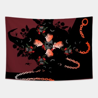 Happy Halloween Dark art I Tapestry