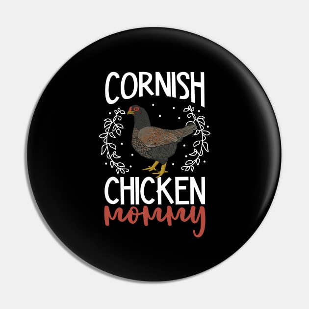 Cornish Chicken Mommy Pin by Modern Medieval Design