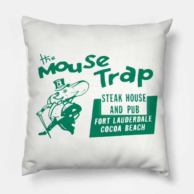 Mouse Trap 4 Pillow by Limb Store