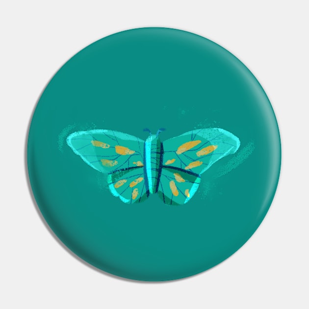 Lagoon Butterfly Pin by haricech