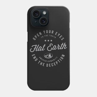 Flat Earth Awaken Humanity 3 Phone Case