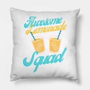 Awesome Lemonade Squad Pillow