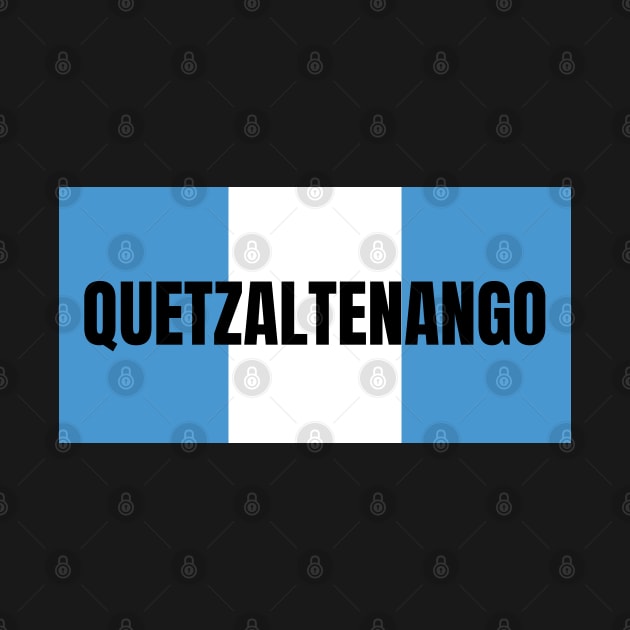 Quetzaltenango City in Guatemala Flag Colors by aybe7elf