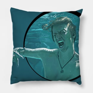 Underwater Self Portrait Pillow
